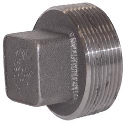 SHP200FS NPT Threaded Square Head Plug SHP200FS 3000# Forged Steel NPT Threaded Square Head Plug